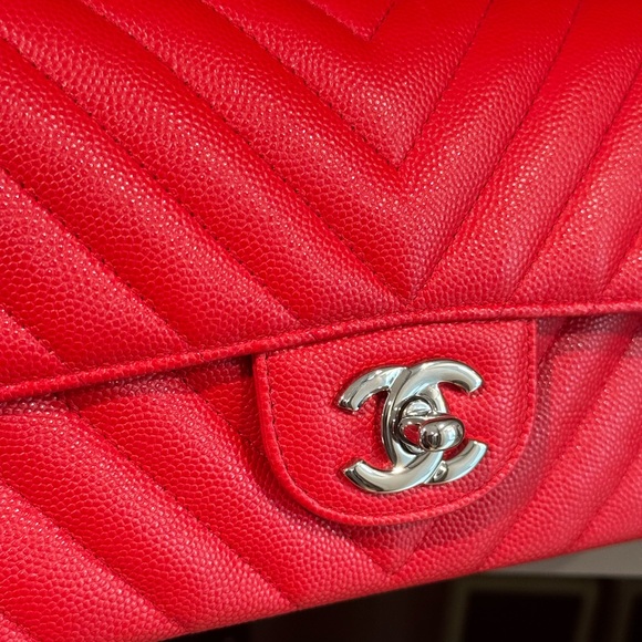 ❌SOLD❌CHANEL 17S Mini Rectangular Caviar Flap Bag - Picture 12 of 12